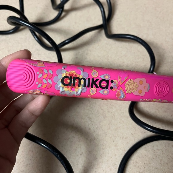 Amika Illuminati Diamond Ceramic Styler Flat Iron Hair Straightener - Picture 2 of 12